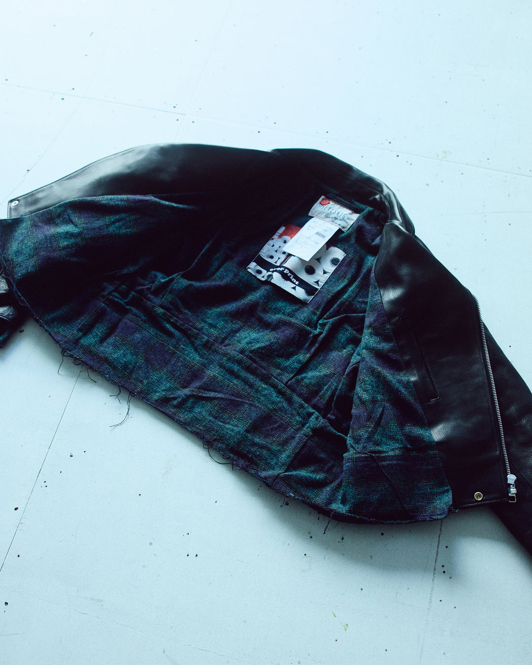 LEATHER SINGLE RIDERS JACKET *sevskig exclusive