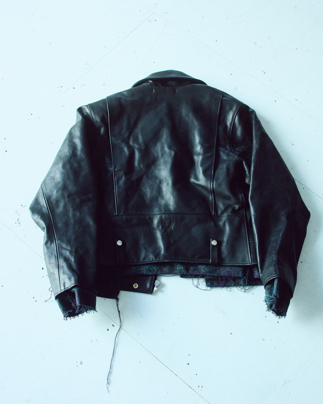 LEATHER SINGLE RIDERS JACKET *sevskig exclusive