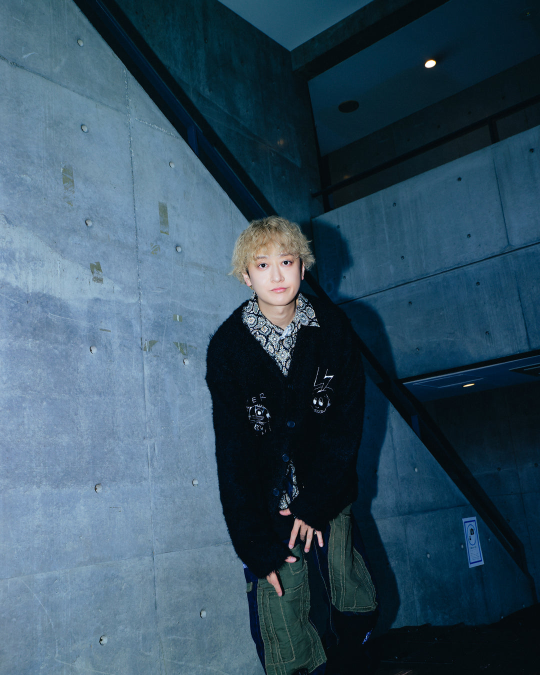 PINC NOISE MOHAIR CARDIGAN