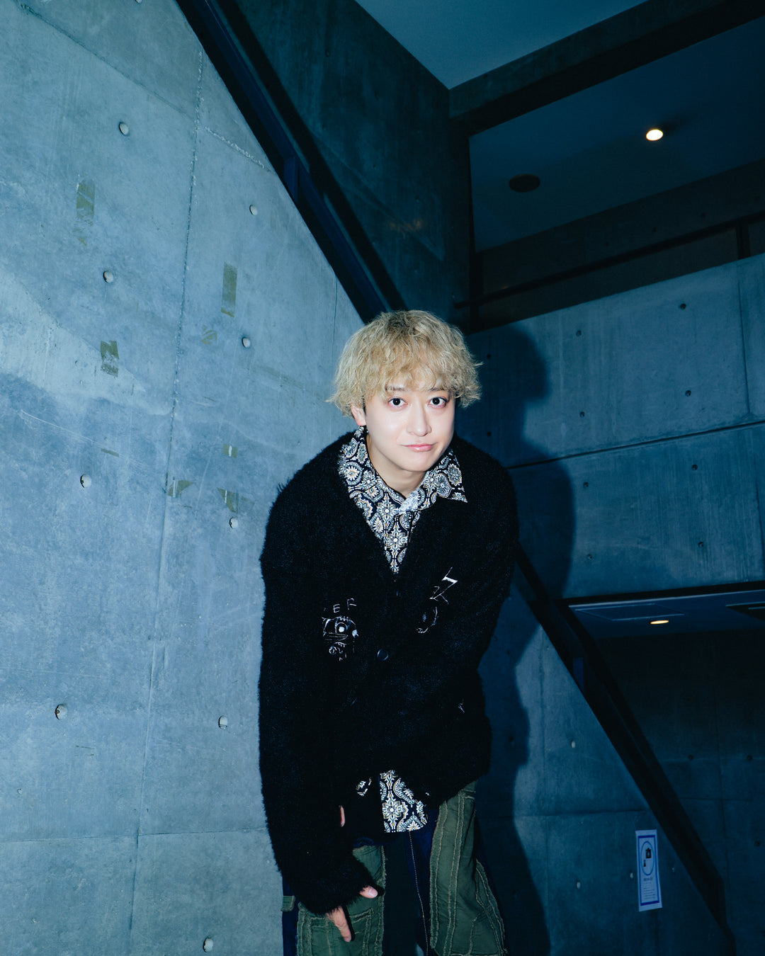 PINC NOISE MOHAIR CARDIGAN