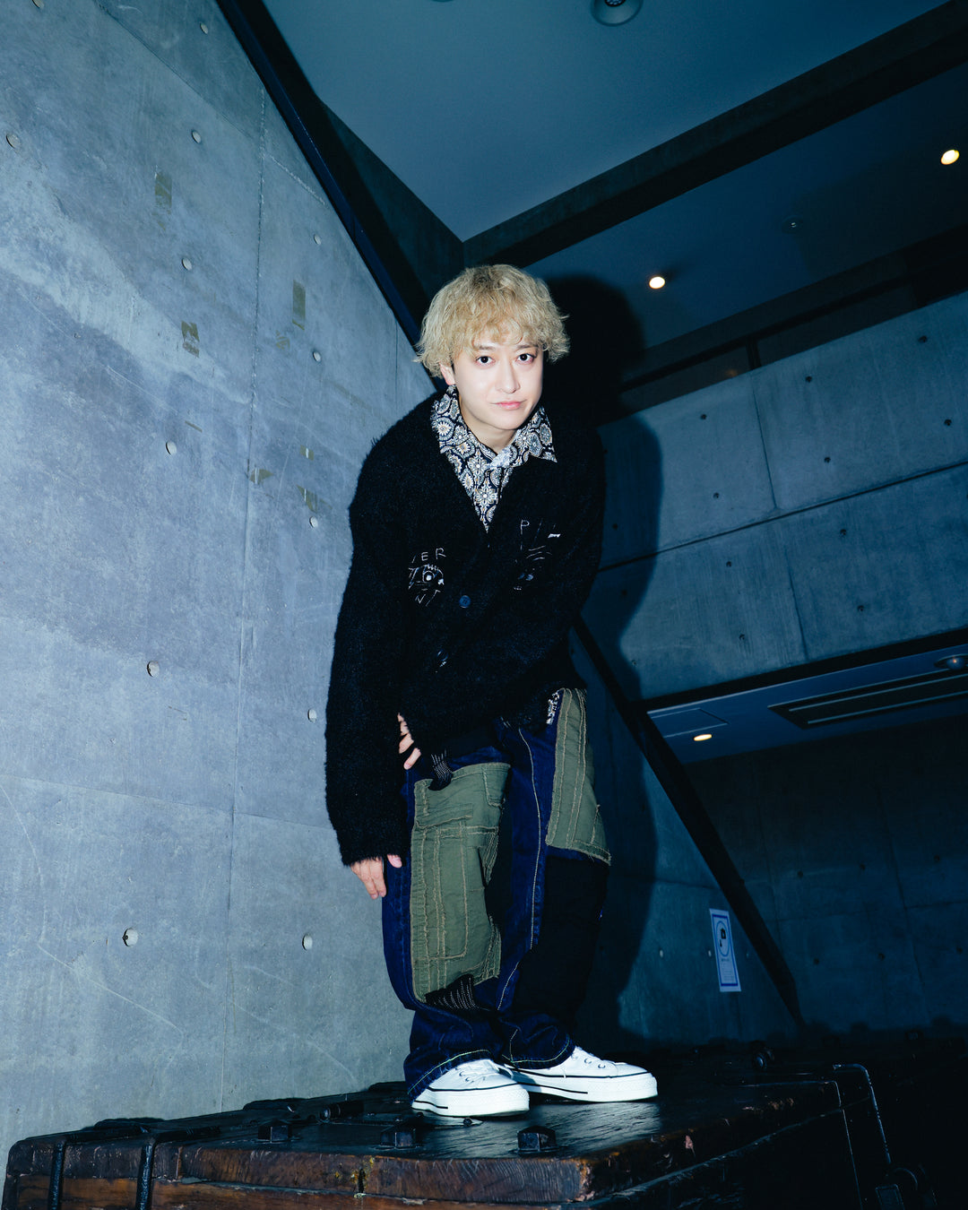 PINC NOISE MOHAIR CARDIGAN