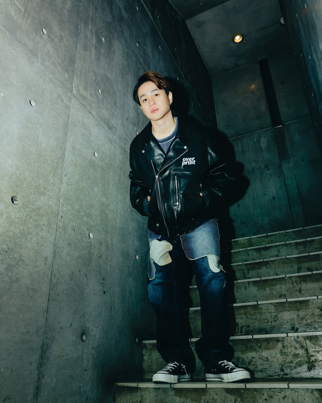 LEATHER SINGLE RIDERS JACKET *sevskig exclusive