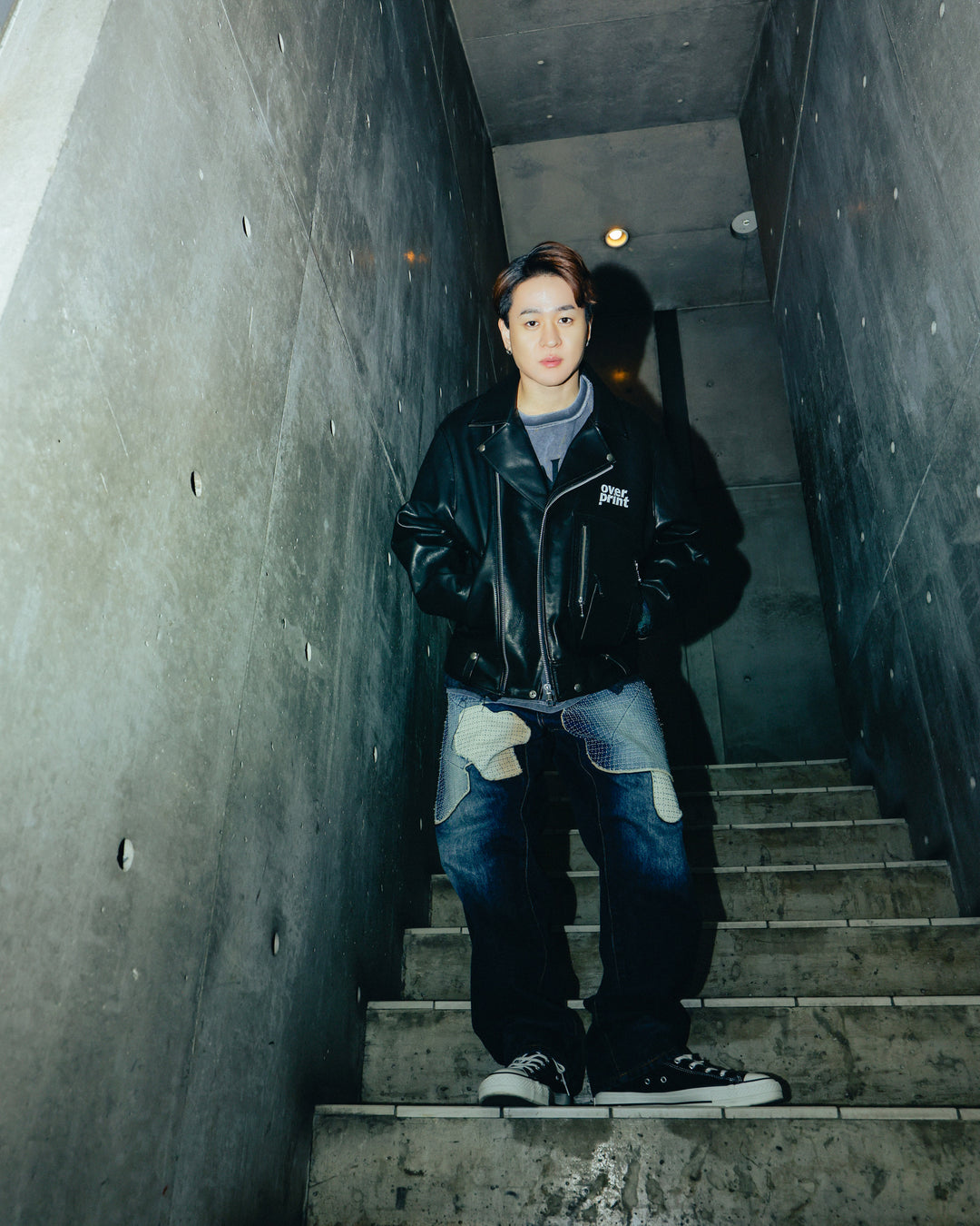 LEATHER SINGLE RIDERS JACKET *sevskig exclusive