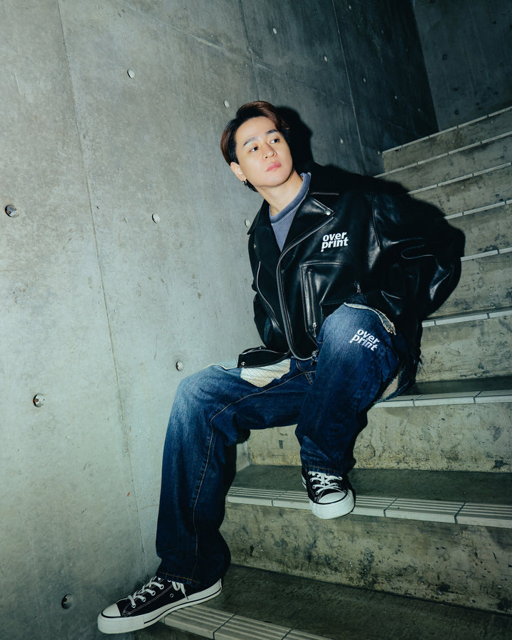 LEATHER SINGLE RIDERS JACKET *sevskig exclusive