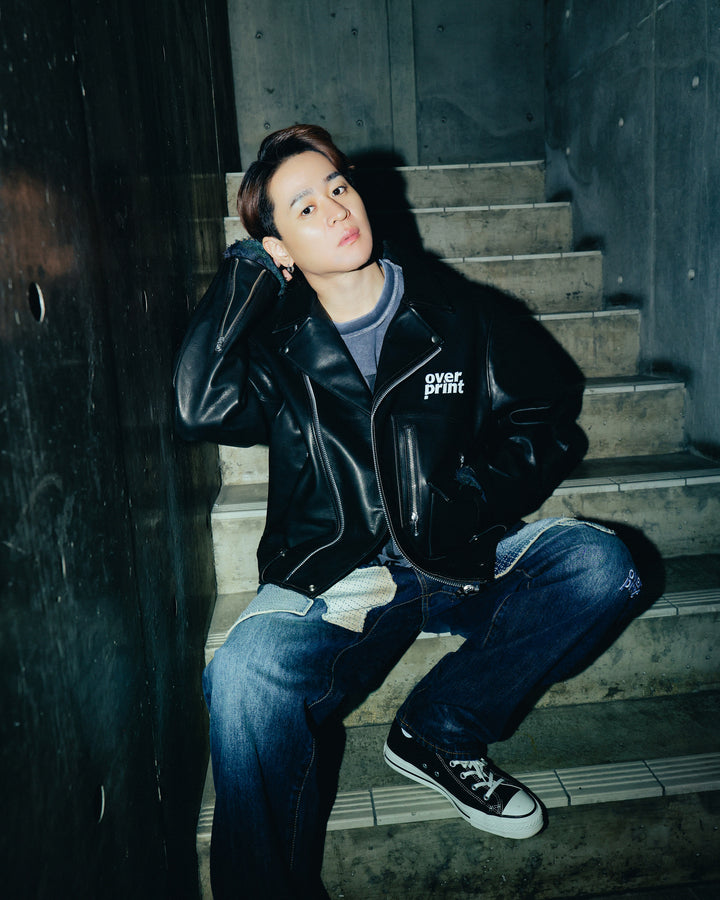 LEATHER SINGLE RIDERS JACKET *sevskig exclusive