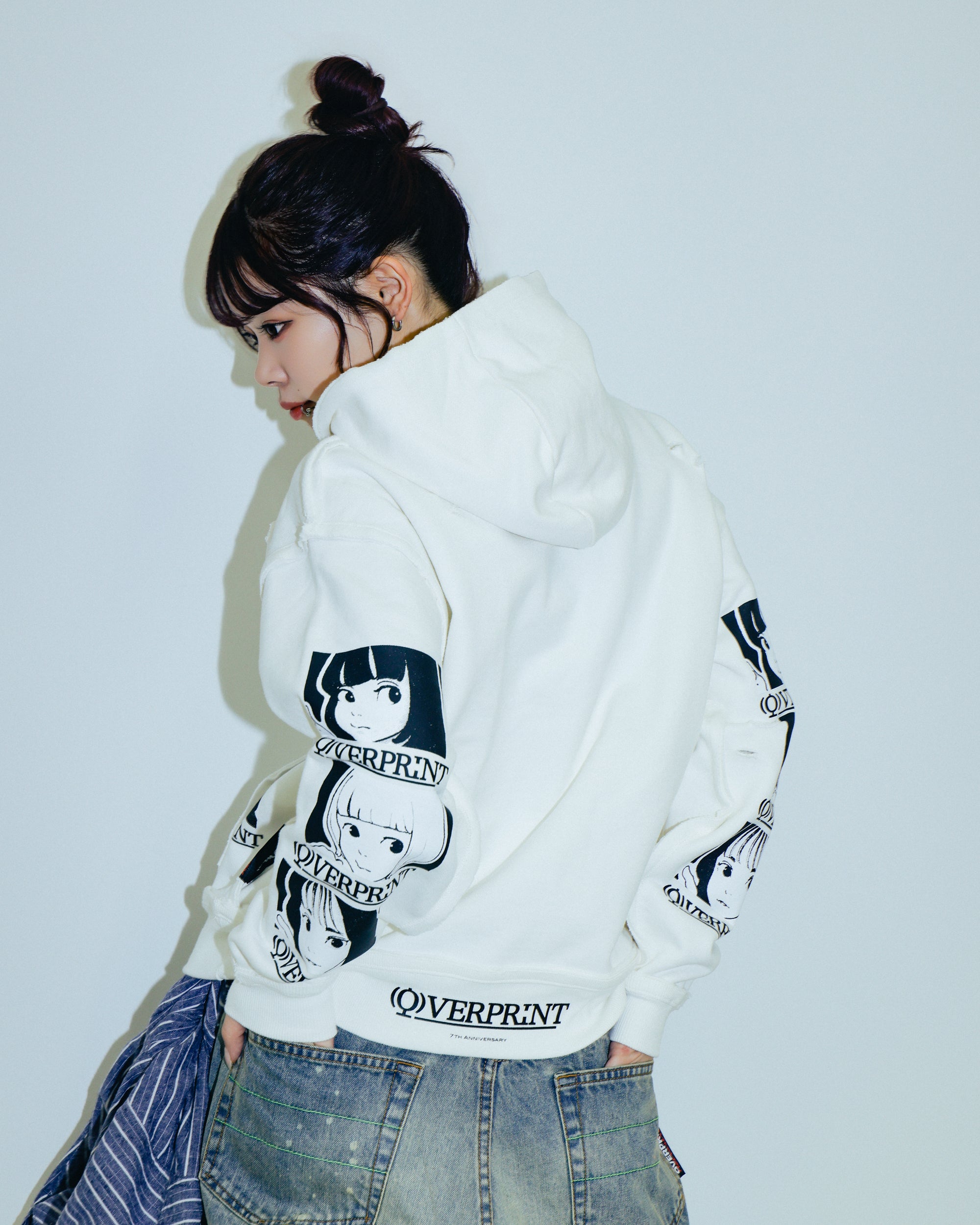 即完品 over print jump pants 裾ジップ オーバープリント over print (オーバープリント)