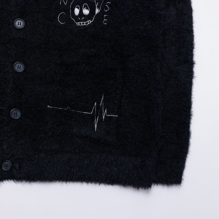 PINC NOISE MOHAIR CARDIGAN