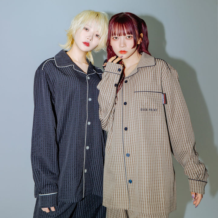 LOUNGE STRIPE SHIRT