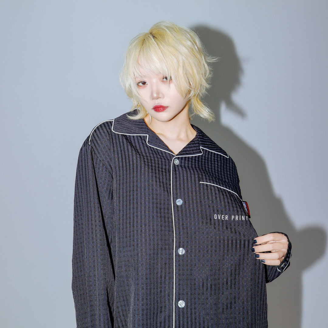 LOUNGE STRIPE SHIRT