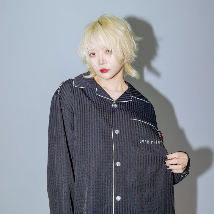 LOUNGE STRIPE SHIRT