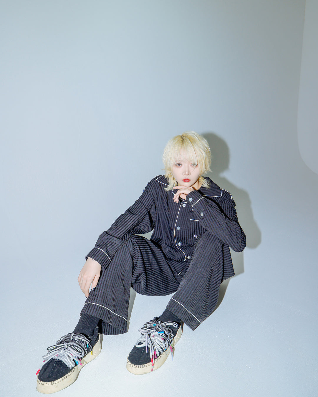 LOUNGE STRIPE SHIRT