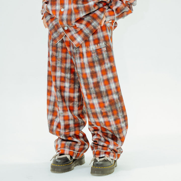 LOUNGE CHECK PANTS