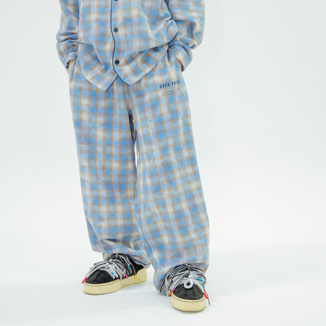 LOUNGE CHECK PANTS