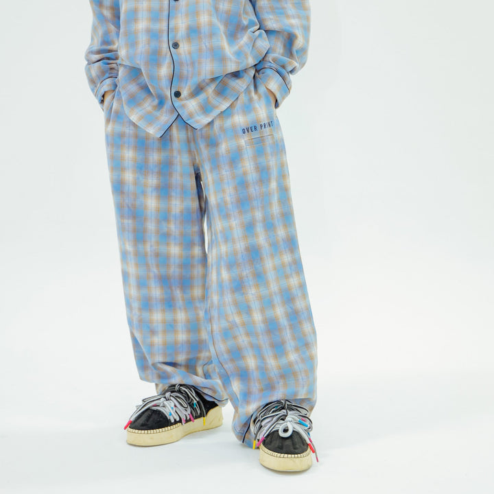 LOUNGE CHECK PANTS