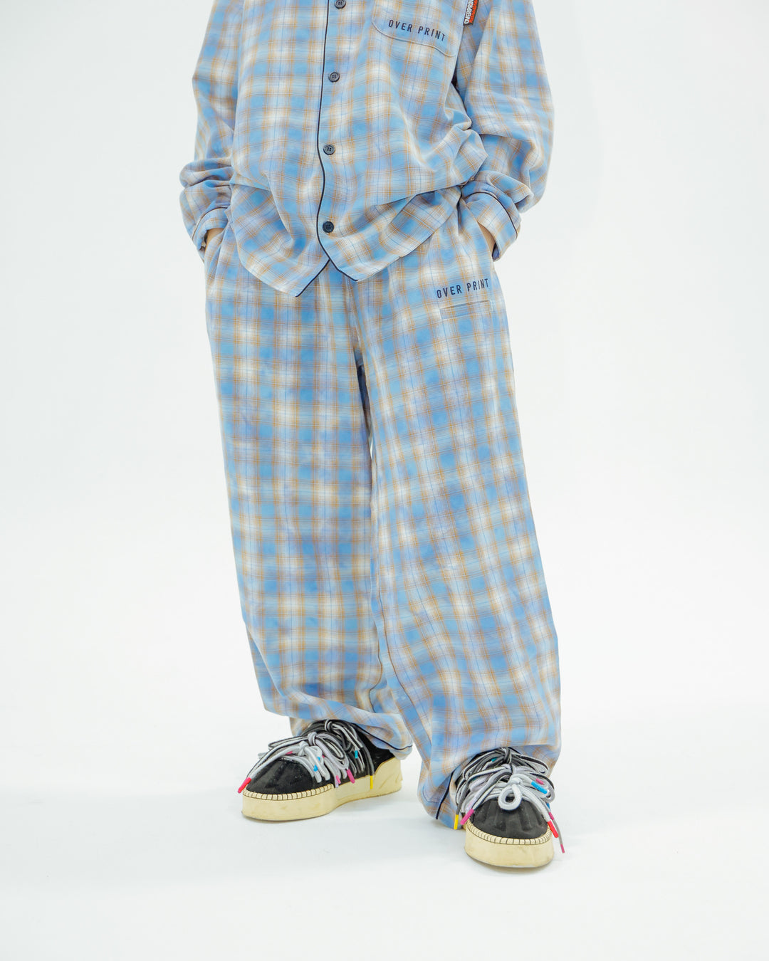 LOUNGE CHECK PANTS