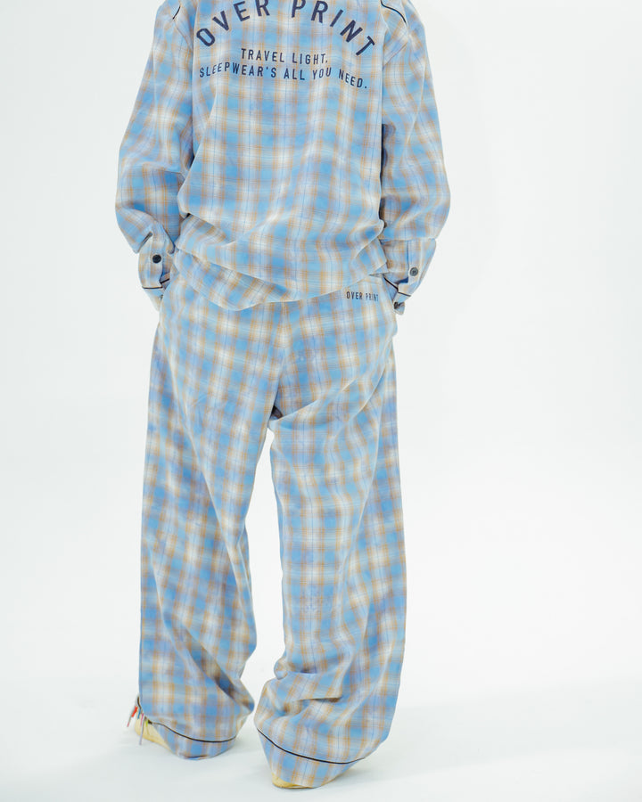 LOUNGE CHECK PANTS