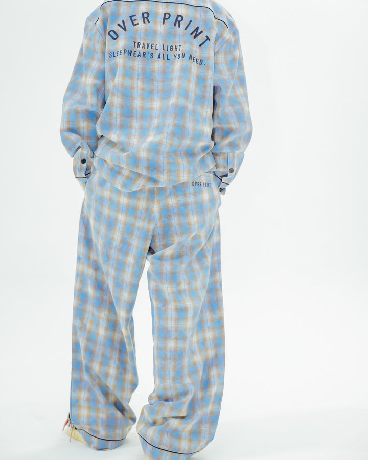 LOUNGE CHECK PANTS