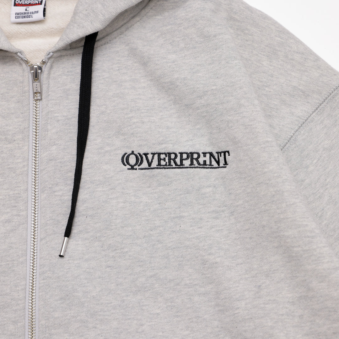 OVERPRINT Zip Hoodie_PINC NOISE