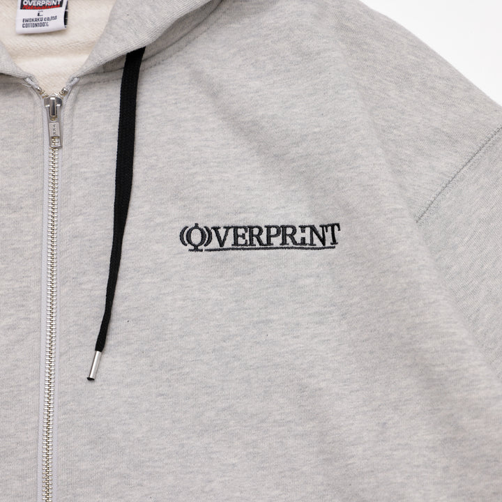 OVERPRINT Zip Hoodie_PINC NOISE