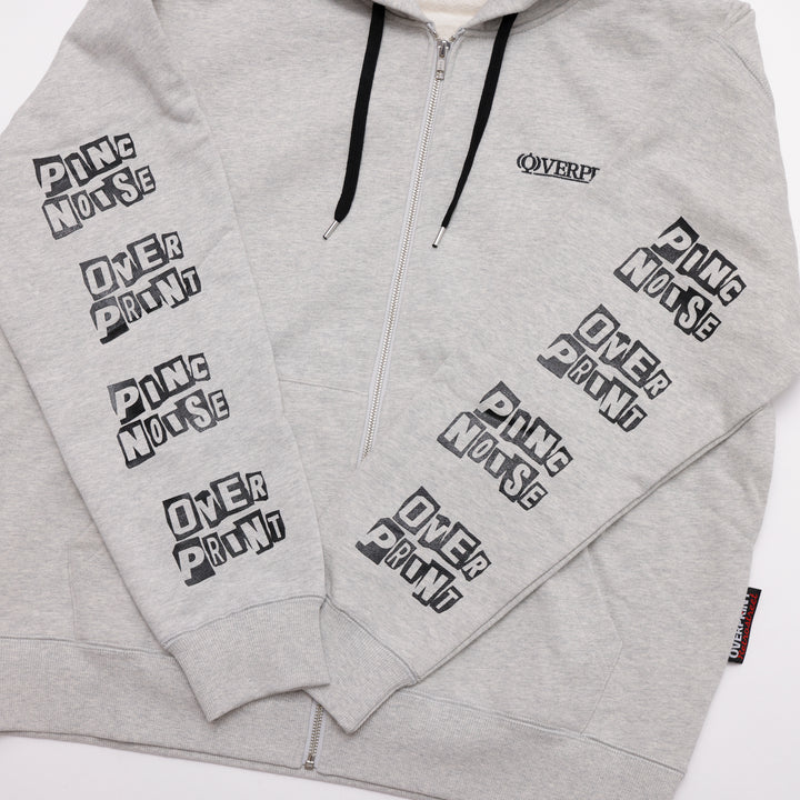 OVERPRINT Zip Hoodie_PINC NOISE