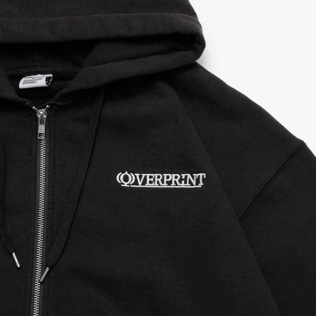 OVERPRINT Zip Hoodie_PINC NOISE