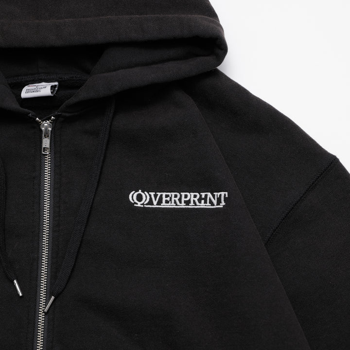 OVERPRINT Zip Hoodie_PINC NOISE