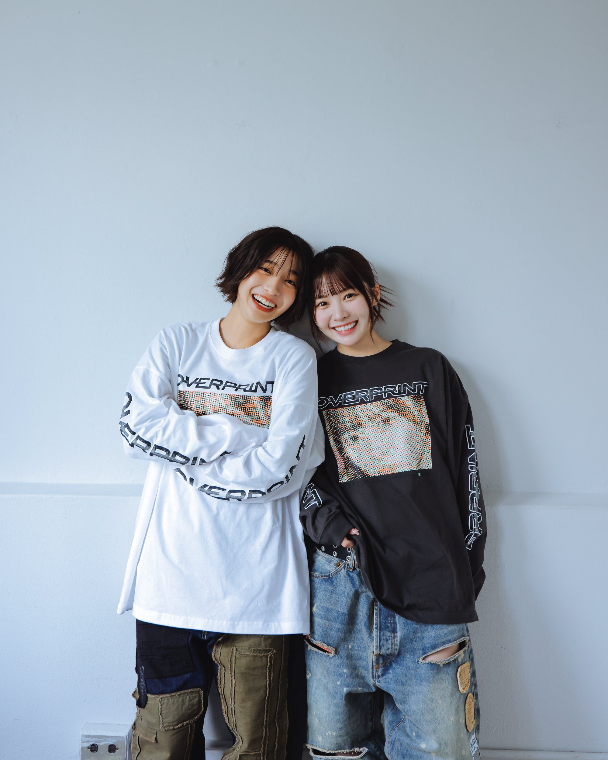 DOT ART LS Tee – over print