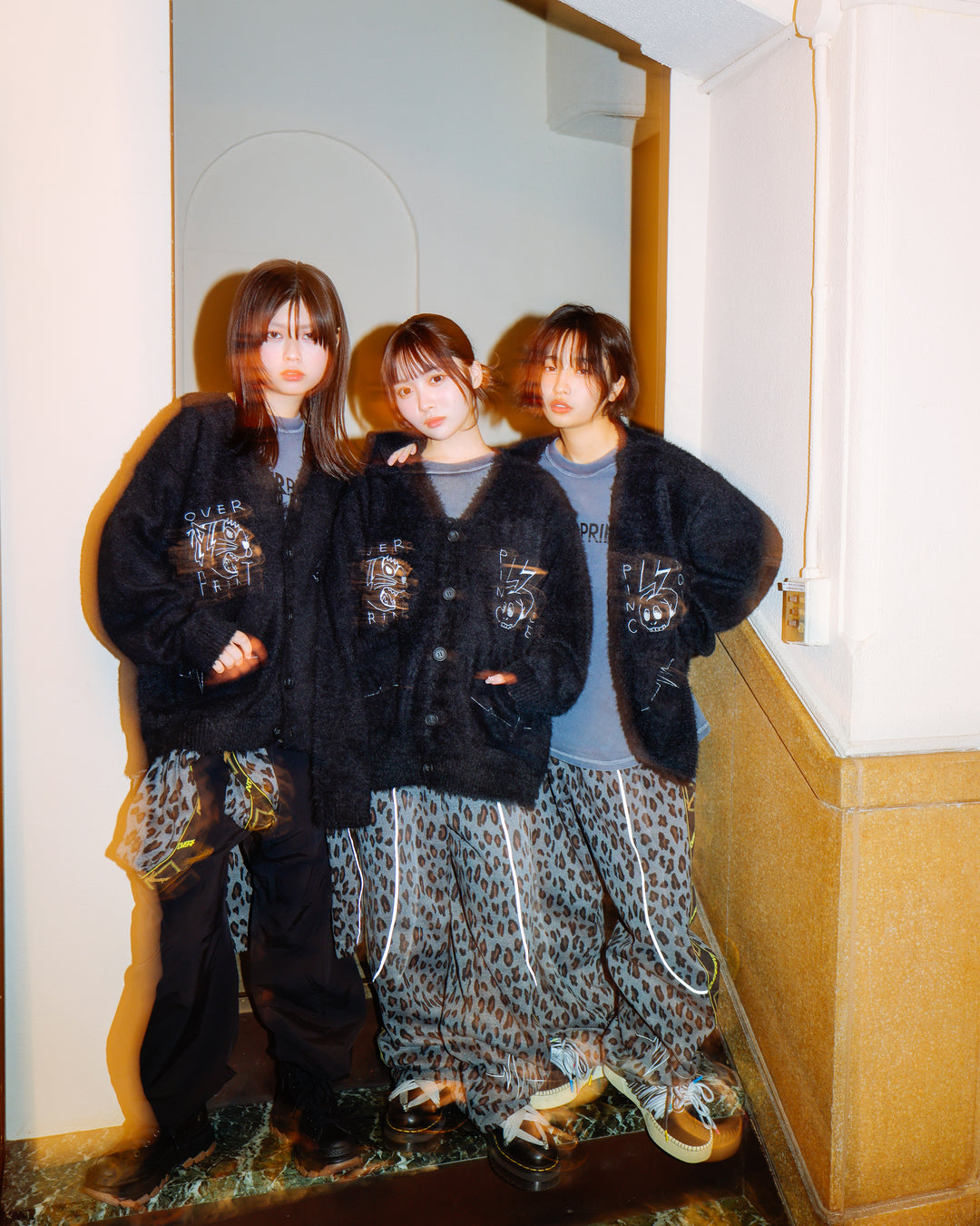 PINC NOISE MOHAIR CARDIGAN
