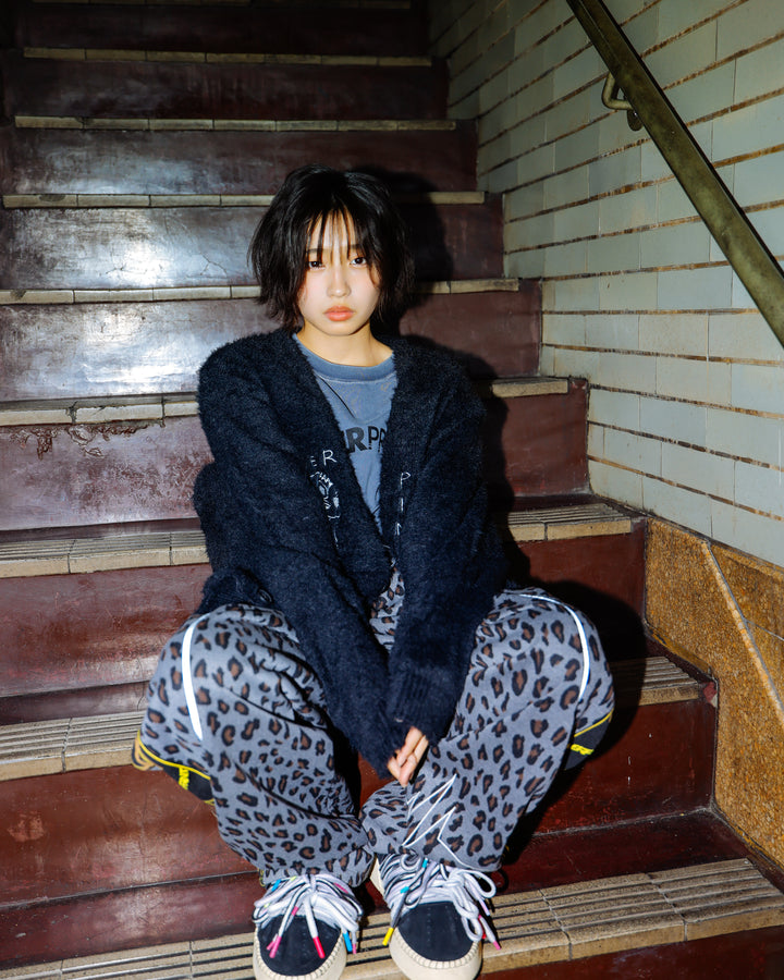 PINC NOISE MOHAIR CARDIGAN
