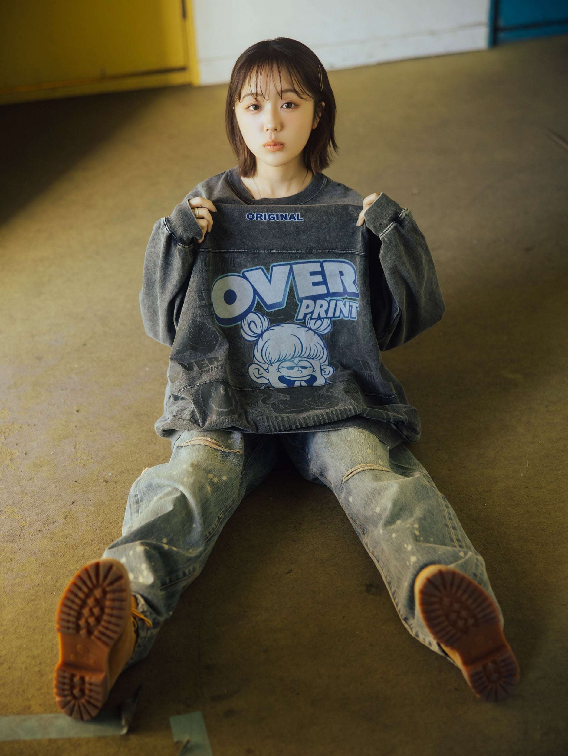 pigment bittersweet LS Tee – over print