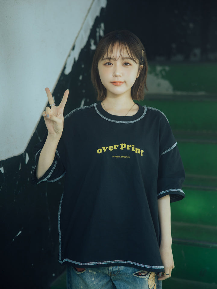 SIGNBOARD Tee over print 2