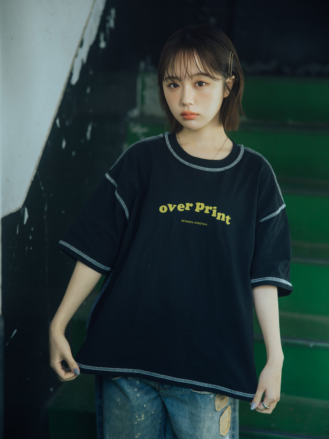 SIGNBOARD Tee over print 2