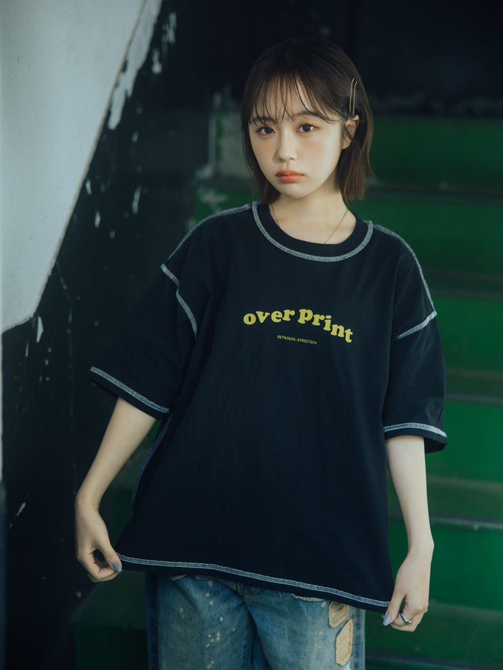 SIGNBOARD Tee over print 2