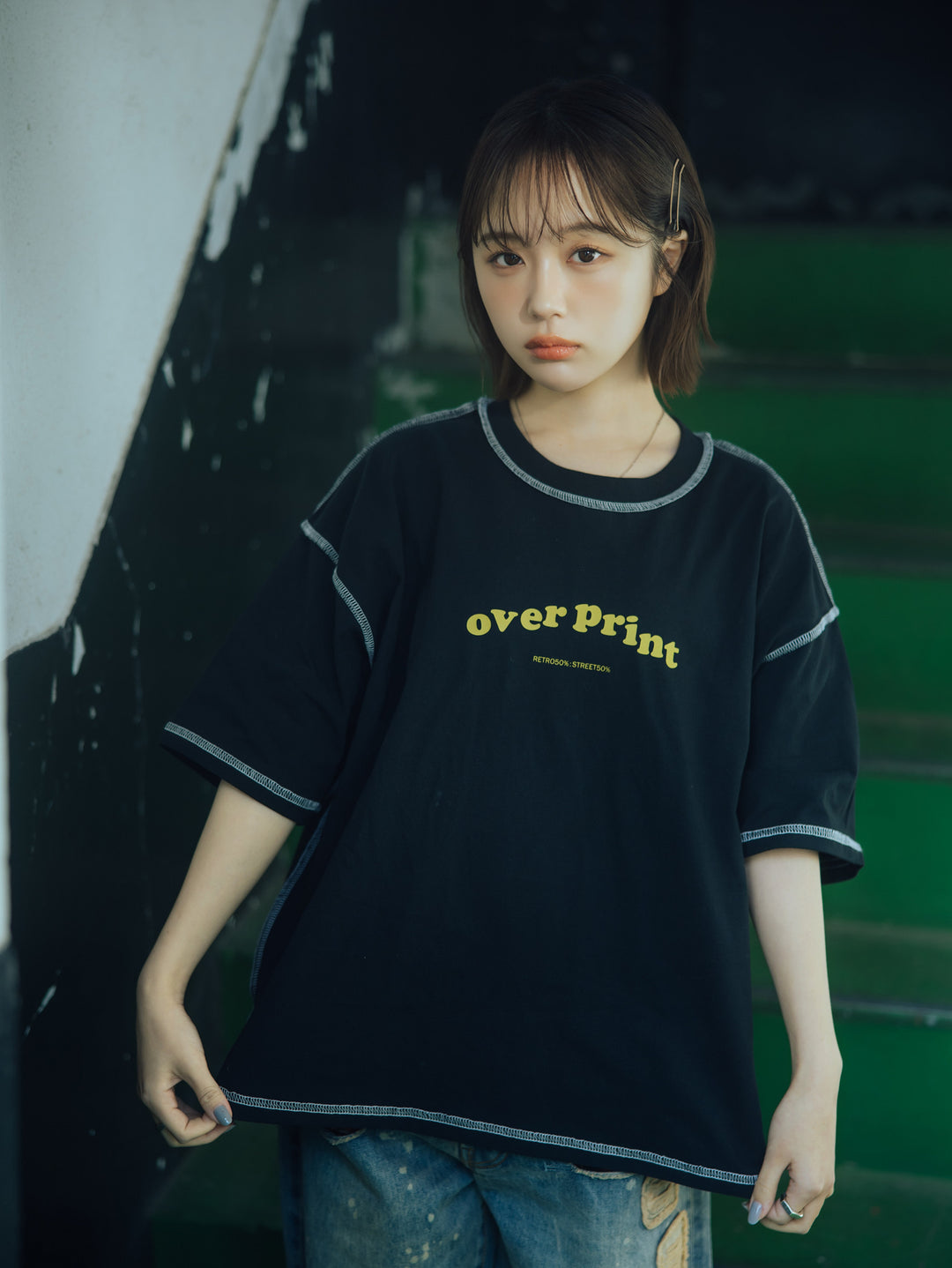 SIGNBOARD Tee over print 2
