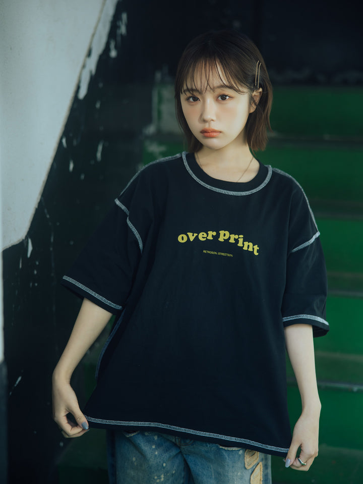 SIGNBOARD Tee over print 2