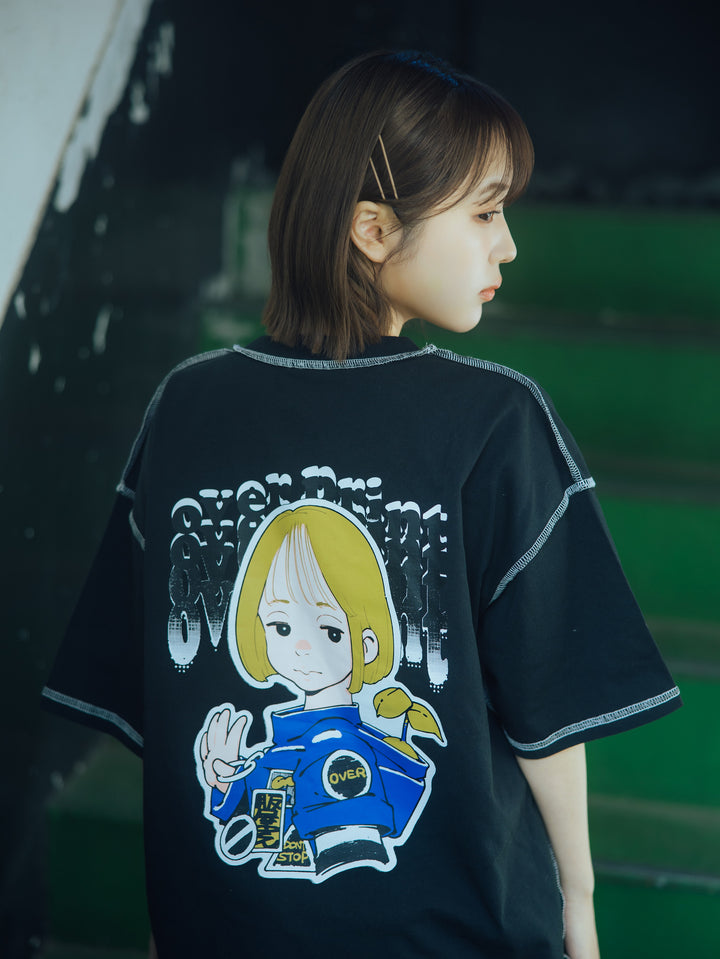 SIGNBOARD Tee over print 2