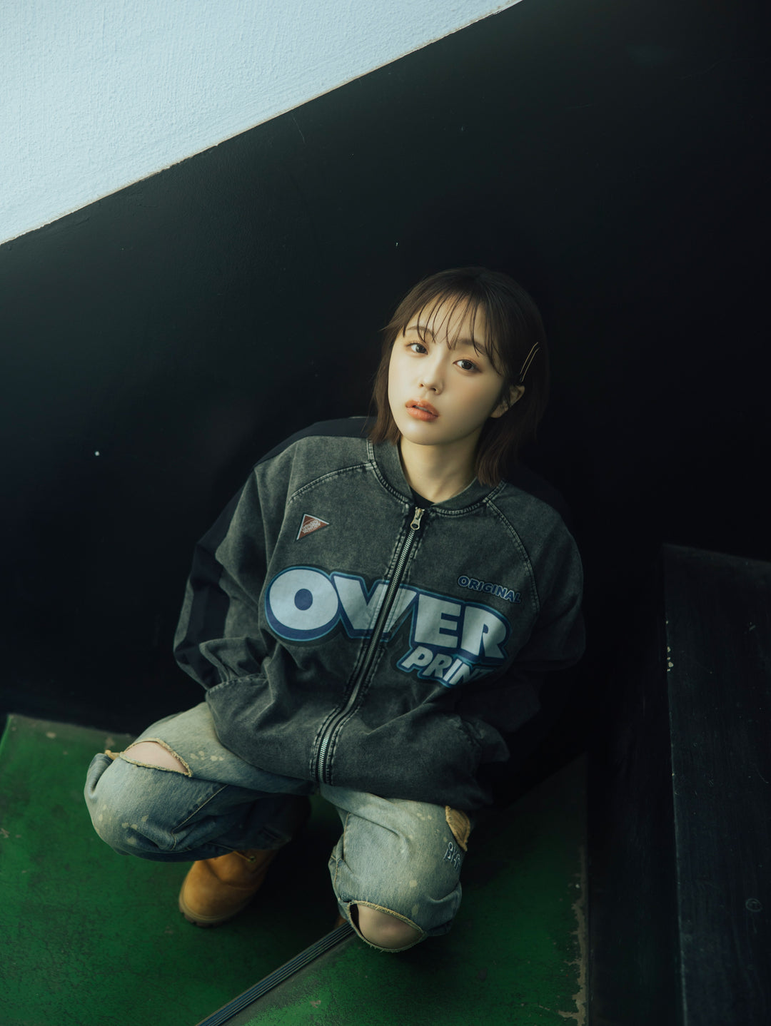 pigment bittersweet cotton jacket