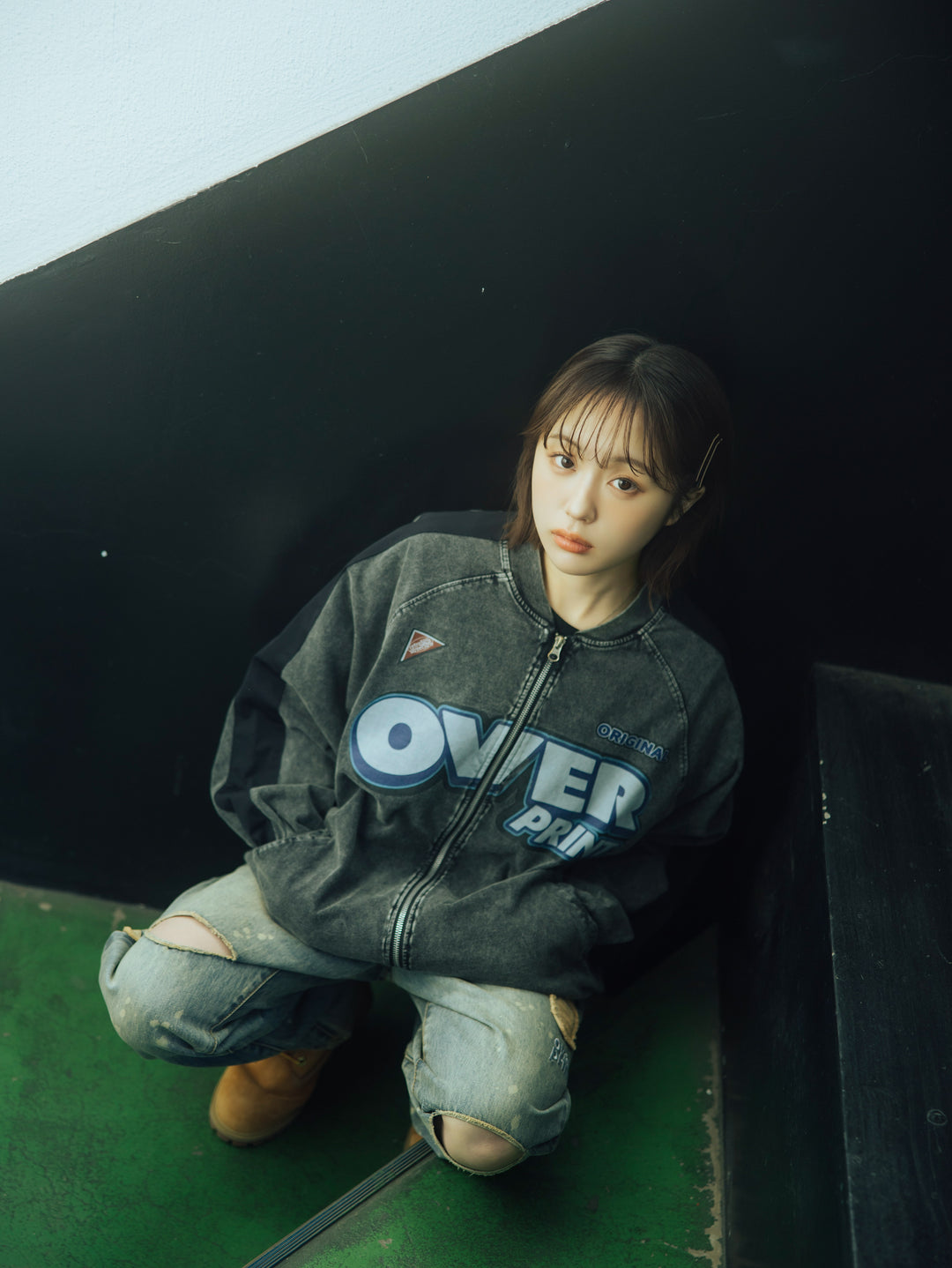 pigment bittersweet cotton jacket