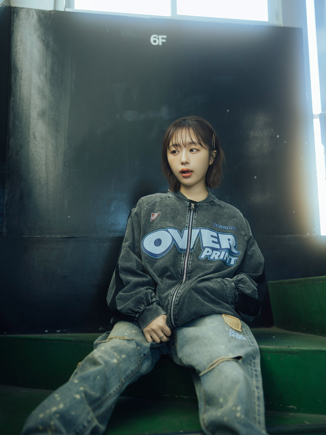 pigment bittersweet cotton jacket