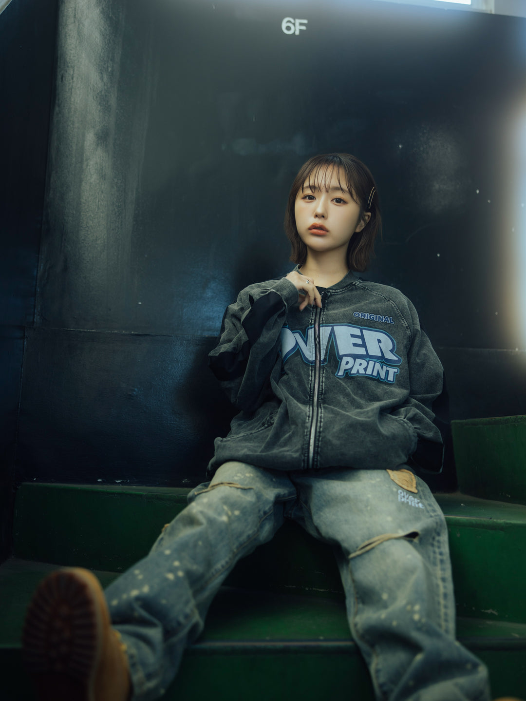 pigment bittersweet cotton jacket