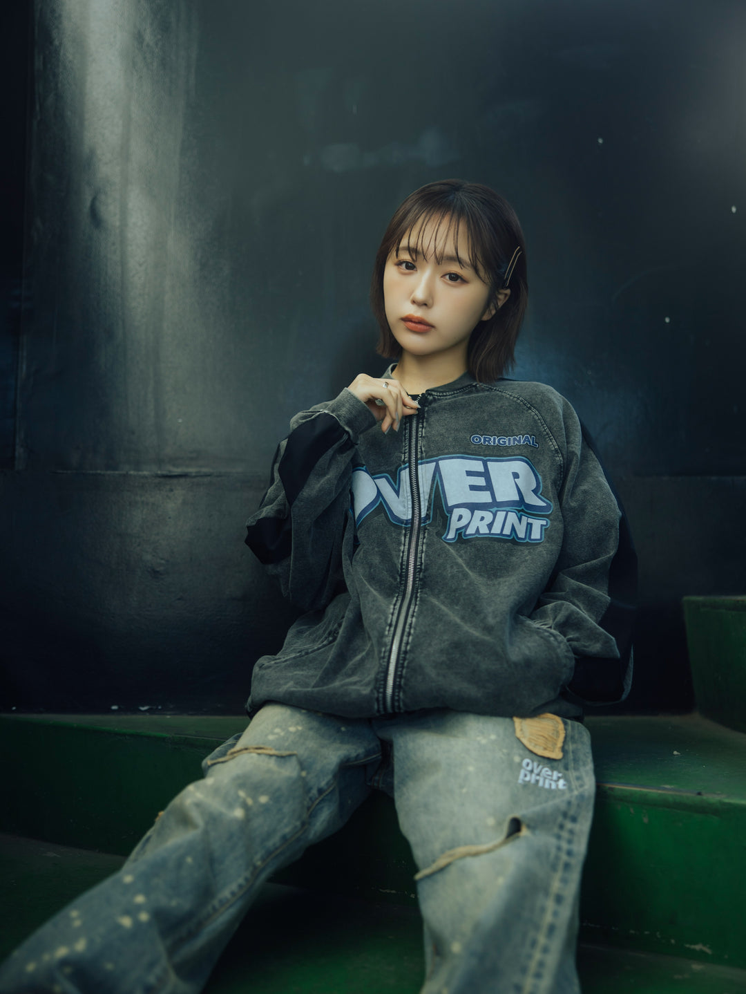 pigment bittersweet cotton jacket