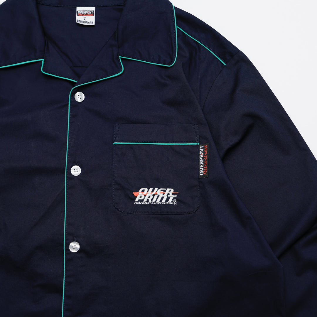 LOUNGE SCARF EMB SHIRT