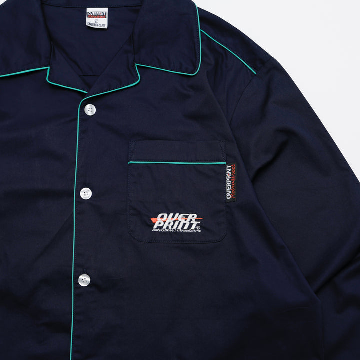 LOUNGE SCARF EMB SHIRT