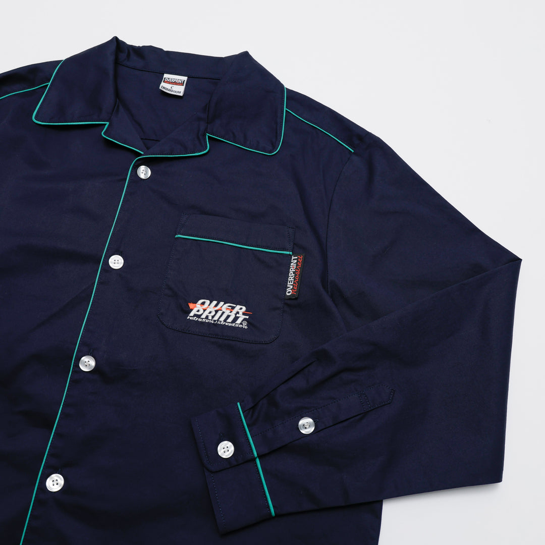 LOUNGE SCARF EMB SHIRT
