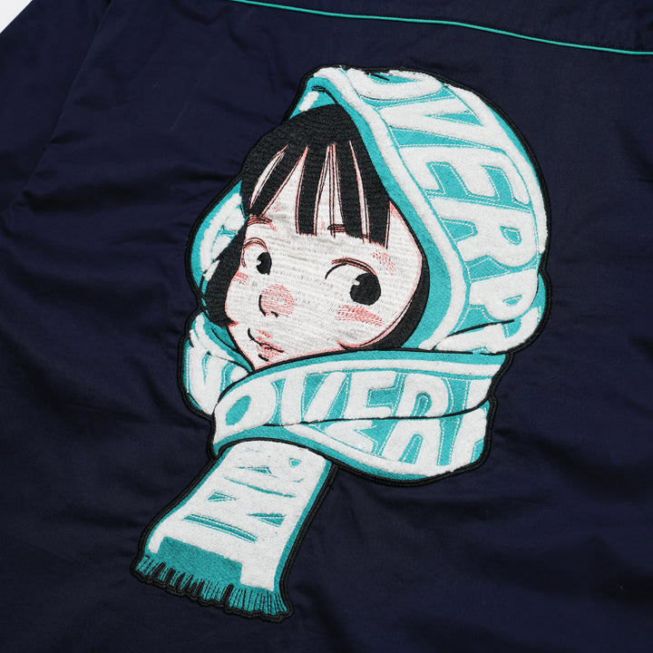 LOUNGE SCARF EMB SHIRT