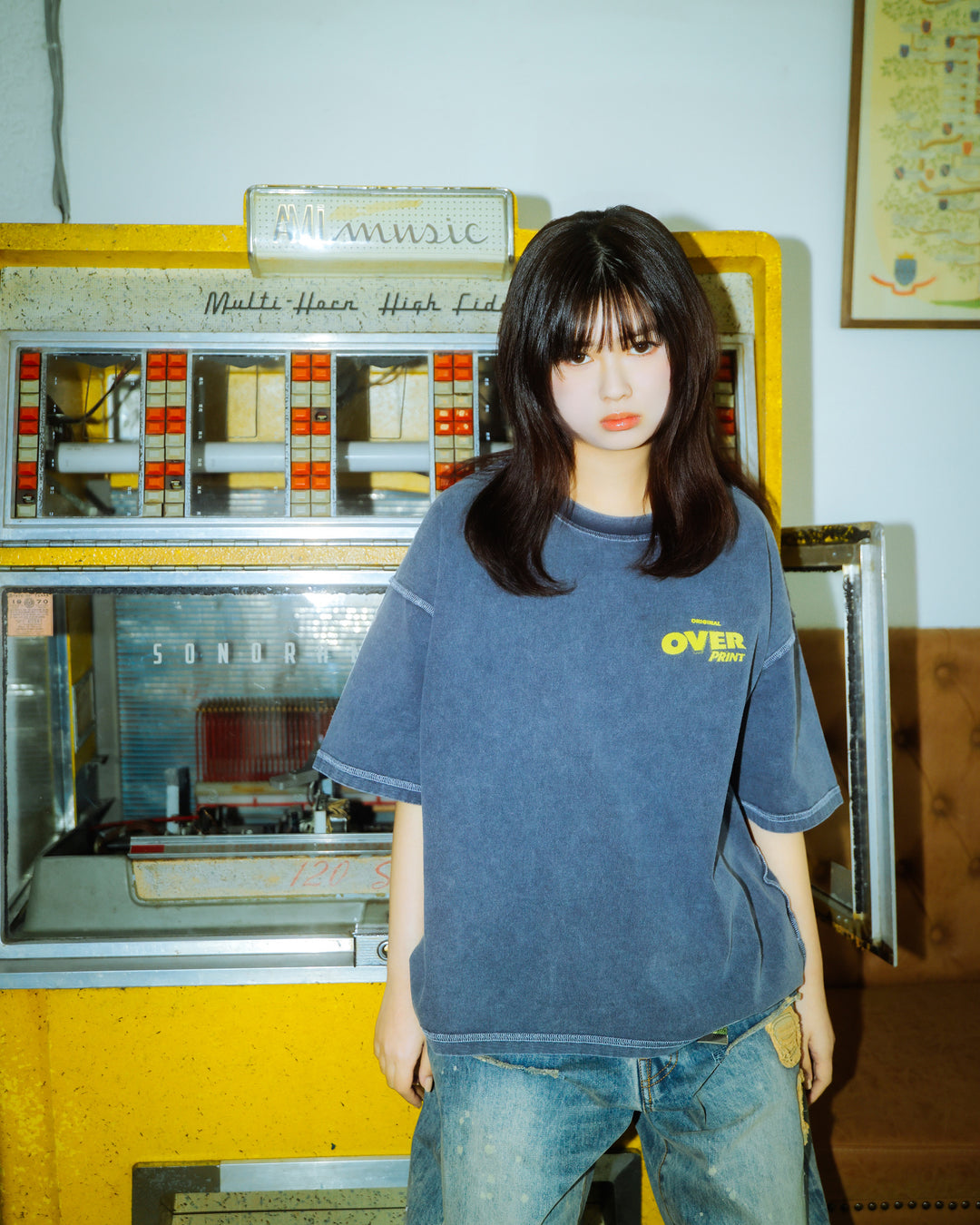 POP ART pigment Tee Ver:25 GLOW IN THE DARK