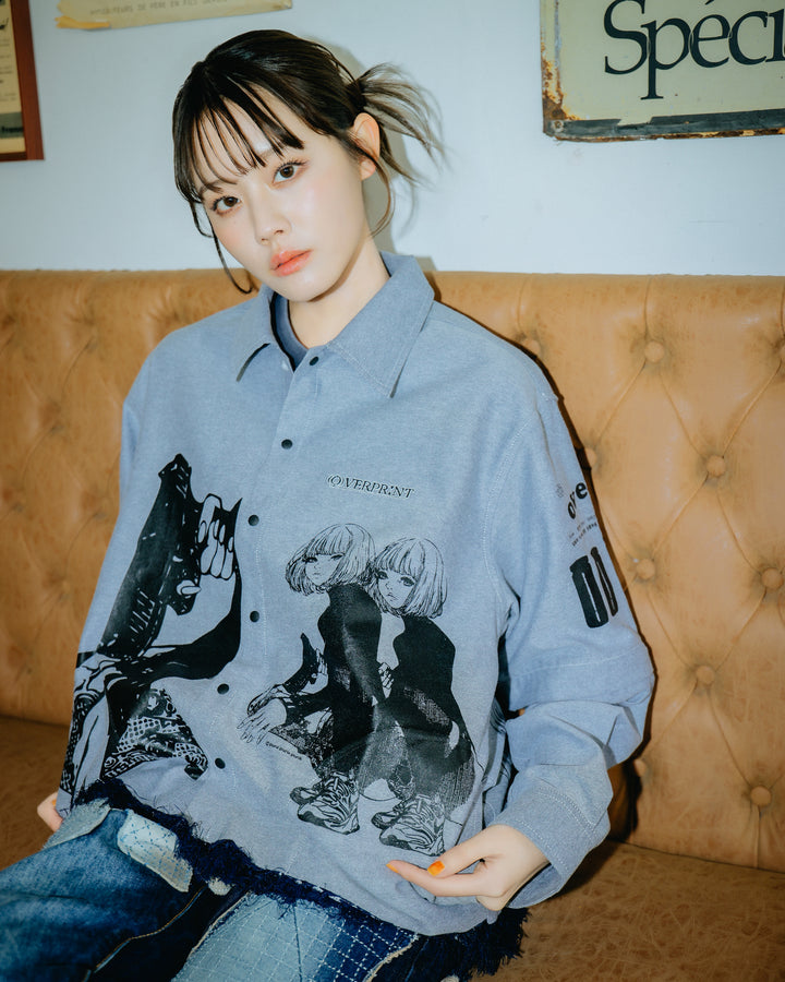 purupuru ARM ZIP SHIRTS