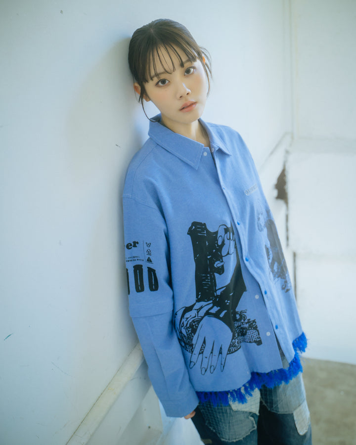 purupuru ARM ZIP SHIRTS