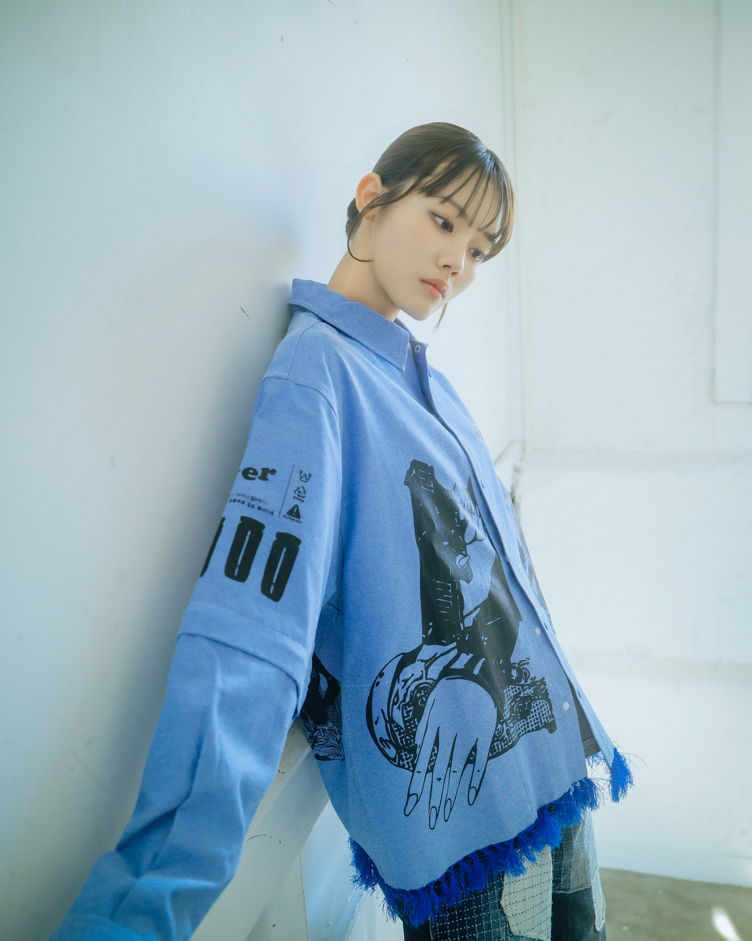 purupuru ARM ZIP SHIRTS
