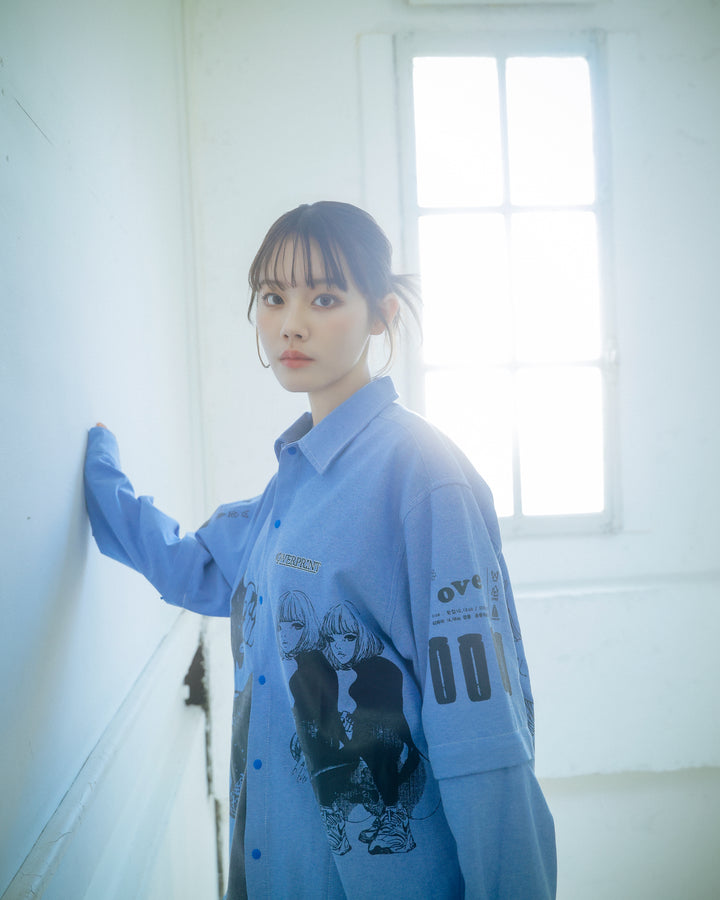 purupuru ARM ZIP SHIRTS